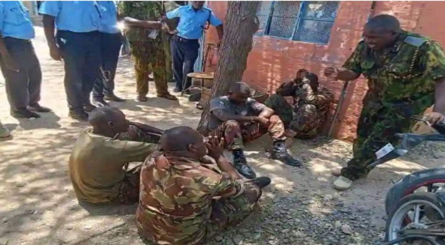 KDF soldiers arrested by police